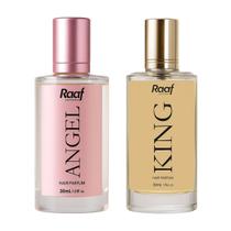 Kit Perfume Angel e King Fragrância Importada Raaf Cosmetics - 30ml