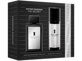 Kit Perfume Antonio Bandeiras The Secret - Masculino Eau de Toillette 100ml com Desodorante
