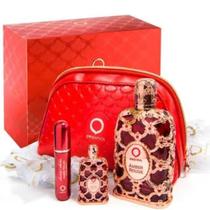 Kit Perfume Árabe Amber Rouge Orientica Eua de Parfum Feminino 80ml, 7,5ml e Necessaire