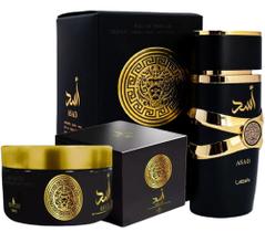 Kit Perfume Árabe Asad Lattafa Com Creme Hidratante Asad Isabelle La Belle Original Kit Perfume Árabe Asad Lattafa Com Creme Hidratante Asad Isabelle La Belle Original