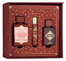 Kit Perfume Árabe Unissex Badee Al Oud Sublime Lattafa EDP 100ml 12ml Hair Mist 50ml Original Kit Perfume Árabe Unissex Badee Al Oud Sublime Lattafa EDP 100ml 12ml Hair Mist 50ml Original