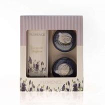 Kit Perfume Colônia 100ml + 2 sabonetes 80gr Lavanda Inglesa Florence