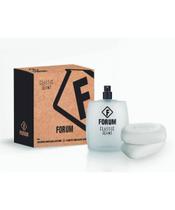 Kit Perfume Colônia + 2 Sabonetes Forum Jeans