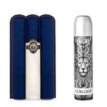 Kit Perfume Cuba Prestige Elixir Edt Masculino 90ml + Cuba Lion Edp Feminino 100ml