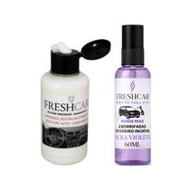 Kit Perfume de Carro Aura V8 Cheiros + Silicone Pasta Lar Fresh Kit Perfume de Carro Aura V8 Cheiros + Silicone Pasta Lar Fresh