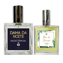 Kit Perfume Fem. Dama da Noite 100ml + Flor de Jasmim 50ml Kit Perfume Fem. Dama da Noite 100ml + Flor de Jasmim 50ml