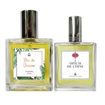 Kit Perfume Fem. Flor de Jasmim 100ml + Opium de Chine 50ml Kit Perfume Fem. Flor de Jasmim 100ml + Opium de Chine 50ml