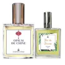 Kit Perfume Fem. Opium de Chine 100ml + Flor de Jasmim 50ml