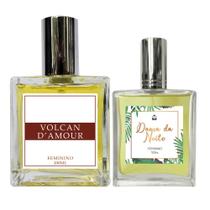 Kit Perfume Fem. Volcan D'Amour 100ml + Dama da Noite 50ml Kit Perfume Fem. Volcan D'Amour 100ml + Dama da Noite 50ml