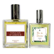 Kit Perfume Fem. Volcan D'Amour 100ml + Flor de Jasmim 50ml