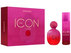 Kit Perfume Feminino Banderas The Icon Supreme 1 Eau de Parfum 100ml + 1 Desodorante spray 150ml Kit Perfume Feminino Banderas The Icon Supreme 1 Eau de Parfum 100ml + 1 Desodorante spray 150ml