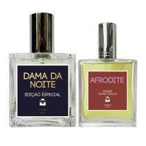 Kit Perfume Feminino Dama da Noite 100ml + Afrodite 50ml Kit Perfume Feminino Dama da Noite 100ml + Afrodite 50ml