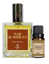 Kit Perfume Feminino Flor De Angélica 100Ml + Essência Casa