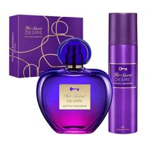 Kit Perfume Feminino Her Secret Desire de Banderas Edt 80Ml + Desodorante 150Ml