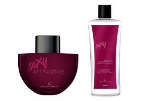 Kit Perfume Feminino Sexy Attractive 100ml +hidratante 300ml - Água de Cheiro
