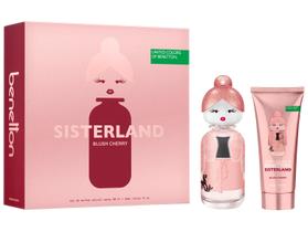 Kit Perfume Feminino United Colors of Benetton Sisterland Blush Cherry Eau de Parfum 80ml + 1 Body lotion 75ml