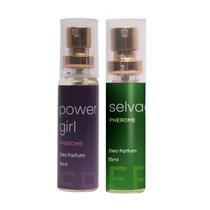 Kit Perfume Feromônio Power Girl & Selvage - Kalya
