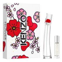 Kit Perfume Flower by Kenzo Eau De Parfum Feminino Kenzo 50ml + Travel Spray 10ml