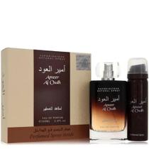 kit Perfume Lattafa Ameer Al Oudh 100ml e spray/desodorante