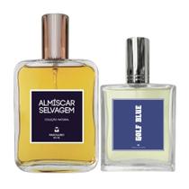 Kit Perfume Masc. Almíscar Selvagem 100ml + Golf Blue 50ml Kit Perfume Masc. Almíscar Selvagem 100ml + Golf Blue 50ml