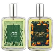 Kit Perfume Masc. Capim Limão E Tangerina Radiante 100Ml