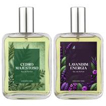 Kit Perfume Masc. Cedro Majestoso E Lavandim Energia 100Ml