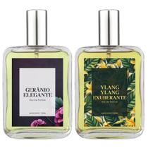 Kit Perfume Masc. Gerânio E Ylang Ylang Exuberante 100Ml