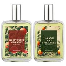 Kit Perfume Masc. Grapefruit E Laranja Doce Brilhante 100Ml