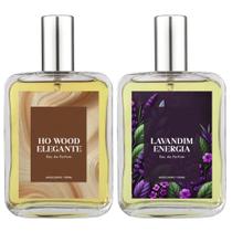Kit Perfume Masc. Ho Wood Elegante E Lavandim Energia 100Ml
