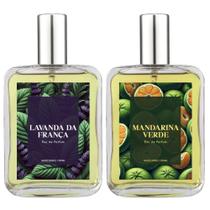 Kit Perfume Masc. Lavanda Da França E Mandarina Verde 100Ml