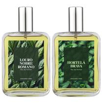 Kit Perfume Masc. Louro Nobre Romano E Hortelã Brava 100Ml