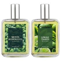 Kit Perfume Masc. Menta Refrescante E Limão Tahiti 100Ml Kit Perfume Masc. Menta Refrescante E Limão Tahiti 100Ml