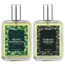 Kit Perfume Masc. Menta Refrescante E Olíbano Sagrado 100Ml