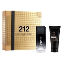 Kit Perfume Masculino 212 VIP Black de Carolina Herrera EDP 100ml + Shower Gel