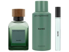 Kit Perfume Masculino Adolfo Dominguez Bambu Eau de Parfum 120ml + Desodorante 150ml + Eau de Parfum Travel Size 10ml Kit Perfume Masculino Adolfo Dominguez Bambu Eau de Parfum 120ml + Desodorante 150ml + Eau de Parfum Travel Size 10ml