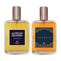 Kit Perfume Masculino - Almíscar Selvagem + Arabian 100Ml