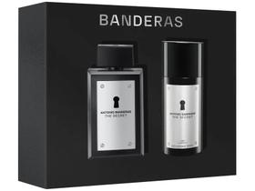 Kit Perfume Masculino Antonio Banderas The Secret Eau de Toilette 100ml com Desodorante 150ml