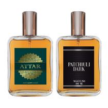 Kit Perfume Masculino - Attar + Patchouli Dark 100Ml - Essência Do Brasil