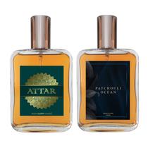 Kit Perfume Masculino - Attar + Patchouli Ocean 100ml