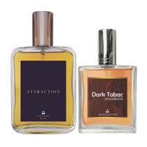 Kit Perfume Masculino Attraction 100ml + Dark Tabac 50ml Kit Perfume Masculino Attraction 100ml + Dark Tabac 50ml