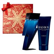 Kit Perfume Masculino Bad Boy Cobalt EDP de Carolina Herrera 100ml + Shower Gel 100ml Kit Perfume Masculino Bad Boy Cobalt EDP de Carolina Herrera 100ml + Shower Gel 100ml