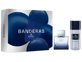 Kit Perfume Masculino Banderas King of Seduction 1 Eau de Toilette de 100ml + 1 Desodorante spray de 150ml Kit Perfume Masculino Banderas King of Seduction 1 Eau de Toilette de 100ml + 1 Desodorante spray de 150ml
