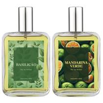 Kit Perfume Masculino: Basilicão E Mandarina Verde 100Ml