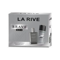 Kit Perfume Masculino Brave Man - Perfume 100ml + Aerosol 150ml La Rive