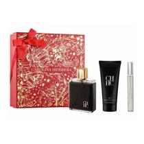 Kit Perfume Masculino CH Men de Carolina Herrera EDT 100ml + Travel Size 10ml + After Balm 100ml