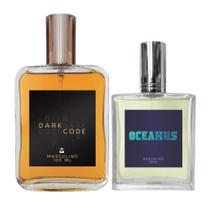Kit Perfume Masculino Dark Code 100ml + Oceanus 50ml