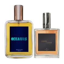 Kit Perfume Masculino Oceanus 100ml + Dark Code 50ml