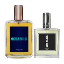 Kit Perfume Masculino Oceanus 100Ml + Golf Black 50Ml