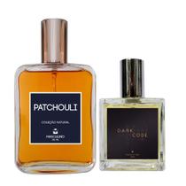 Kit Perfume Masculino - Patchouli 100Ml + Dark Code 30Ml