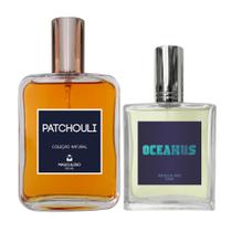 Kit Perfume Masculino Patchouli 100ml + Oceanus 50ml
